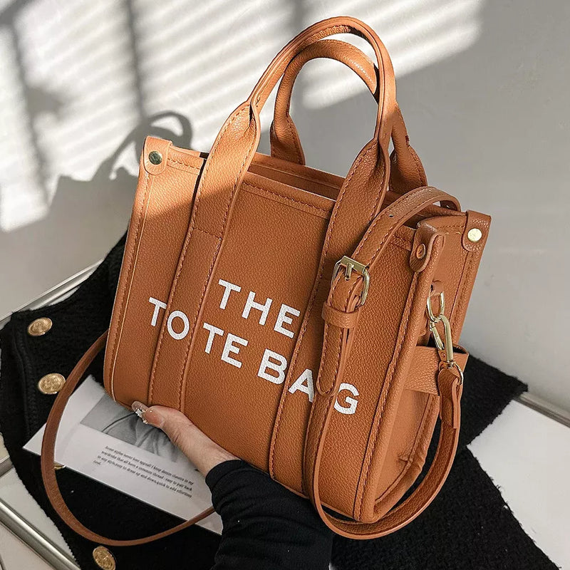 women's PU leather tote bag - MRSLM