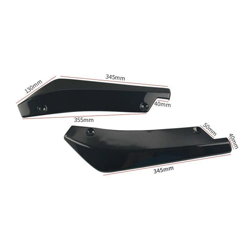 Universal Car Bumper Lip Spoiler with Carbon Fiber Look