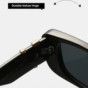 retro rectangle sunglasses, view 9 - MRSLM