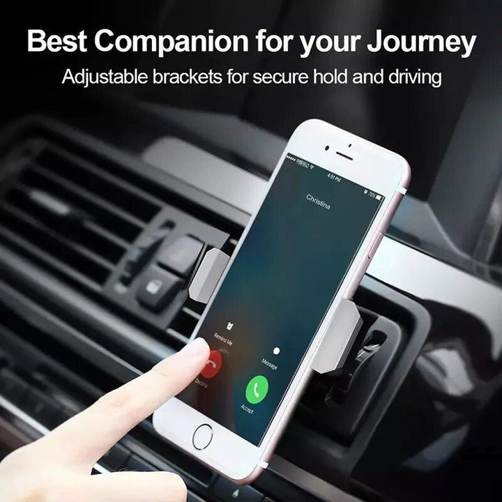 Universal Blue Air Vent Car Phone Mount for 4-6" Devices