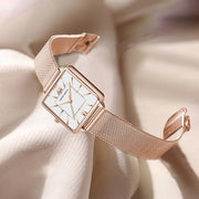 women's square watch with Japan quartz movement, view 12 - MRSLM