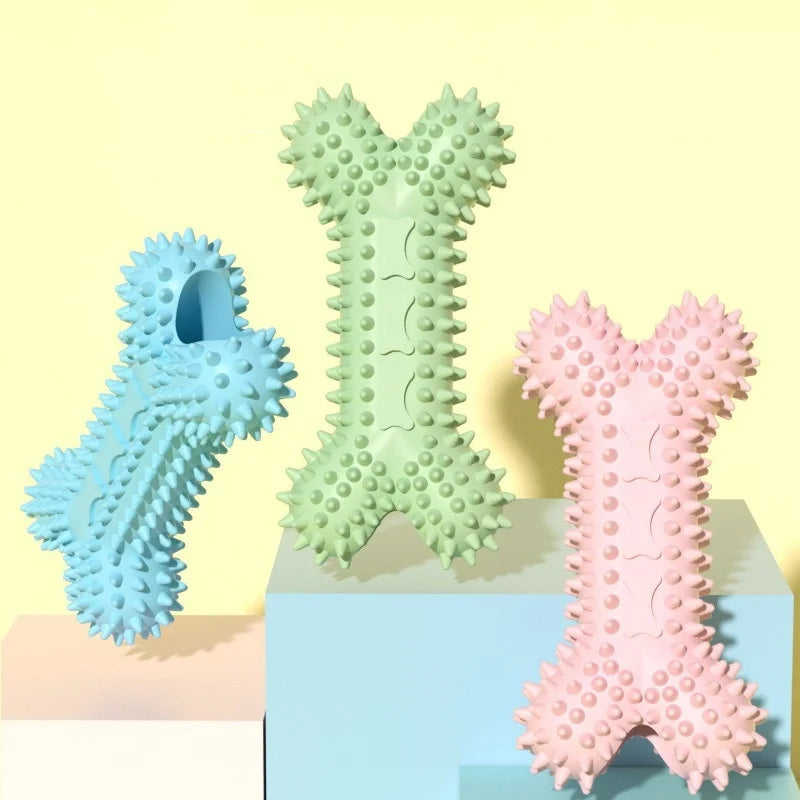 rubber chew bone toy, view 6 - MRSLM