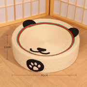 round cat scratching pad, view 2 - MRSLM