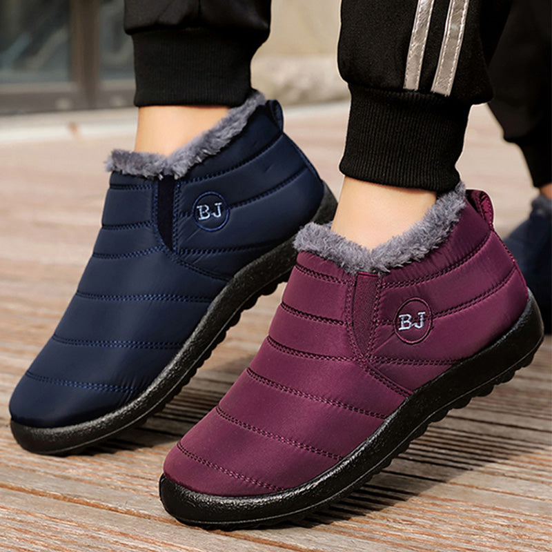 Waterproof fur-lined winter snow boots, view 4 - MRSLM