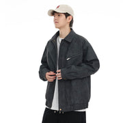 american retro PU leather jacket, view 2 - MRSLM