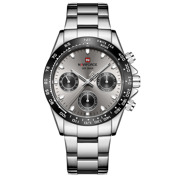 Men's Business Steel Band Water Resistant Quartz Watch