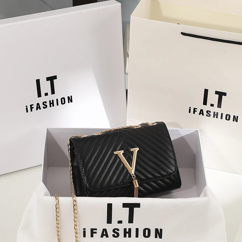 embroidered crossbody bag with sequined tassel, view 7 - MRSLM