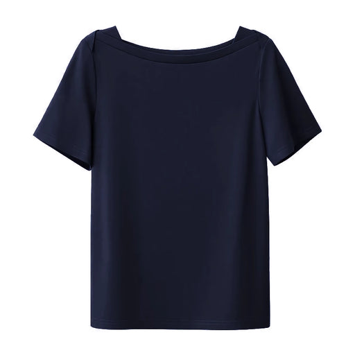 women's minimalist cotton t-shirt, view 4 - MRSLM