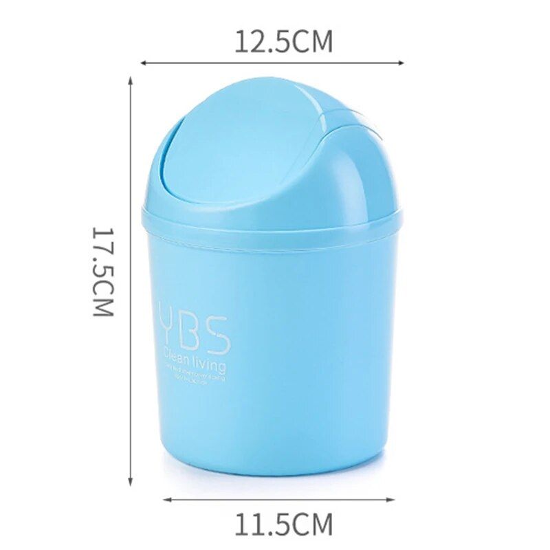 rolling lid mini trash bin, view 11 - MRSLM