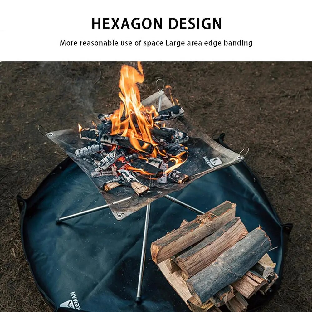 Camping Fireproof Hexagonal Mat