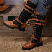 Rivet belt buckle boots, view 5 - MRSLM