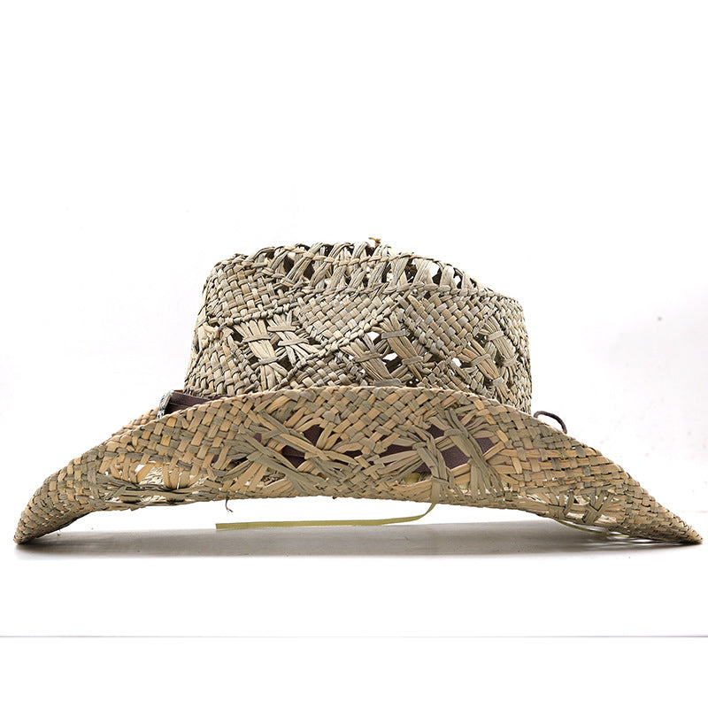 straw cowboy hat, view 5 - MRSLM
