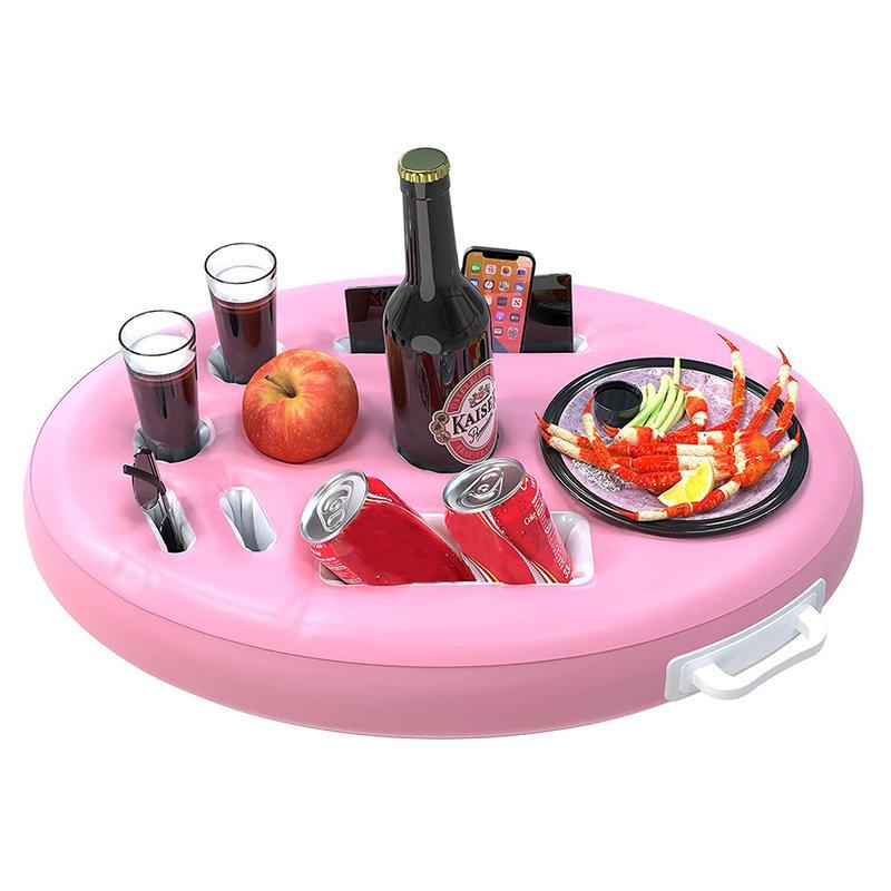 inflatable pool and beach drink holder, view 2 - MRSLM