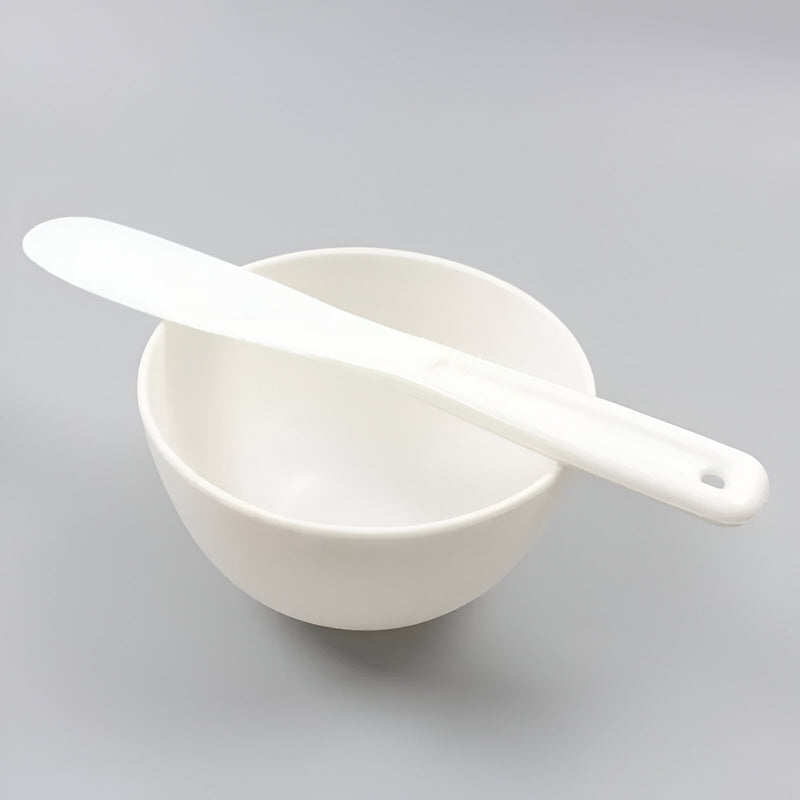 2-teiliges Silikon-Gesichtsmasken-Rührschüssel- und Spatel-Set