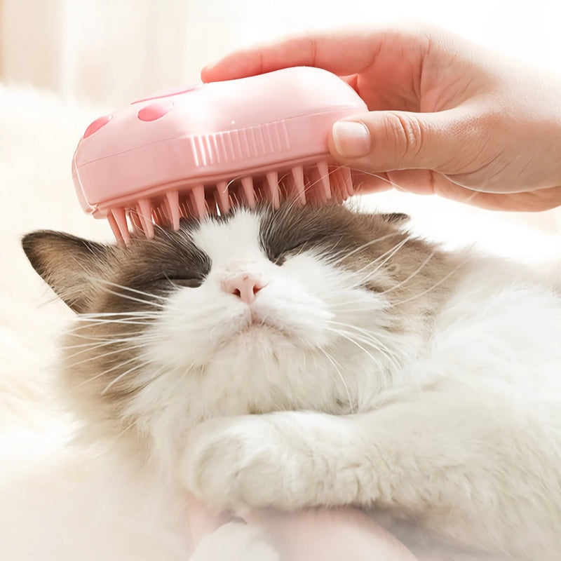 3-in-1 electric spray brush for dogs and cats, view 3 - MRSLM