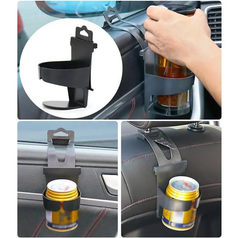 car backseat drink holder and storage hook, view 7 - MRSLM