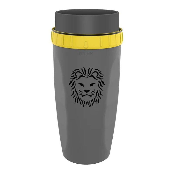 Twist & Sip Travel Mug: Non-Spill, Straw-Enabled, Double-Walled Portable Cup