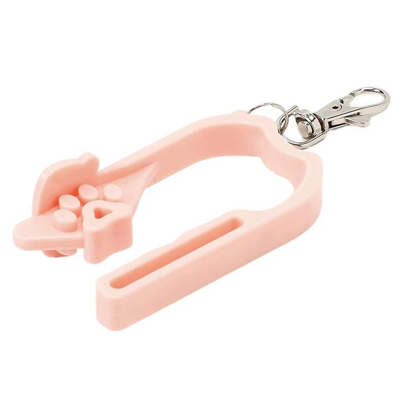 portable baby seat belt unlocker keychain, view 3 - MRSLM