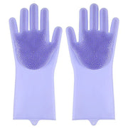 pet grooming silicone gloves, view 5 - MRSLM
