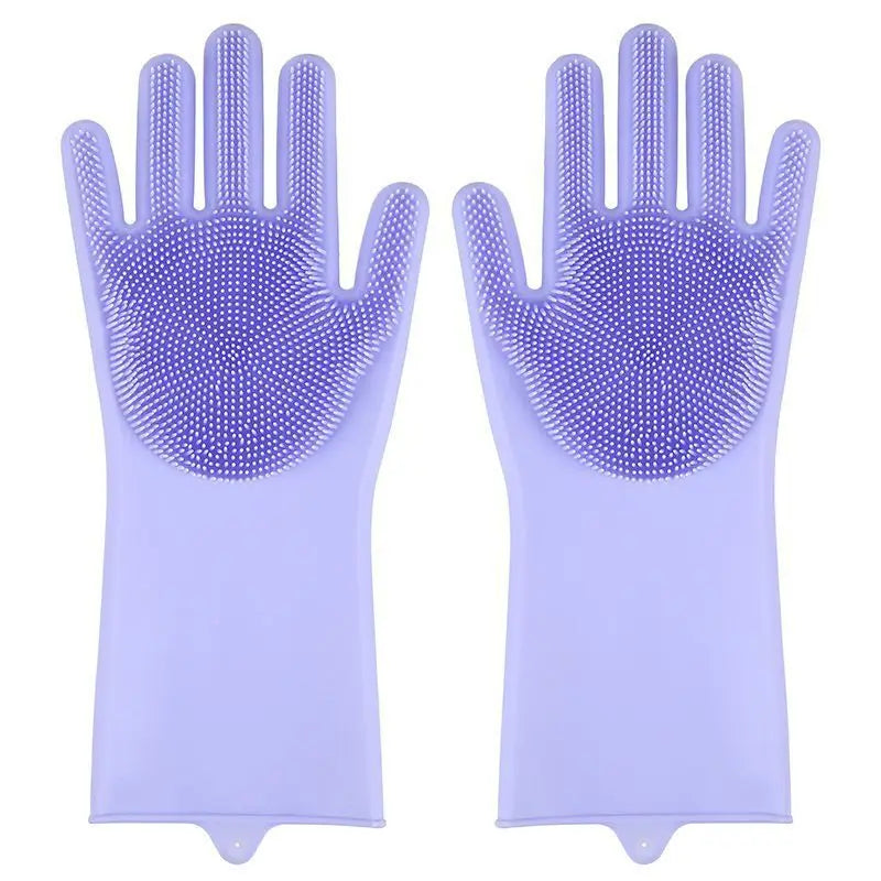 pet grooming silicone gloves, view 5 - MRSLM