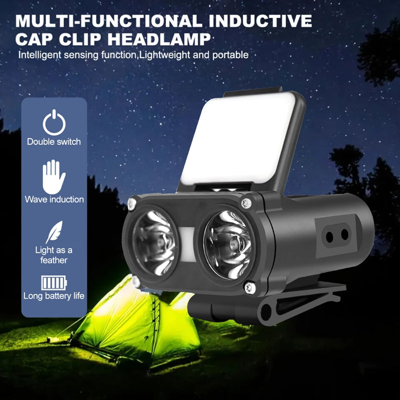 type-c rechargeable headlamp, view 6 - MRSLM