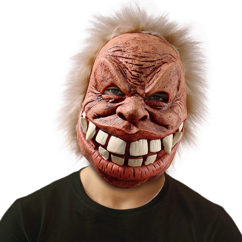 Funny old man latex mask, view 2 - MRSLM