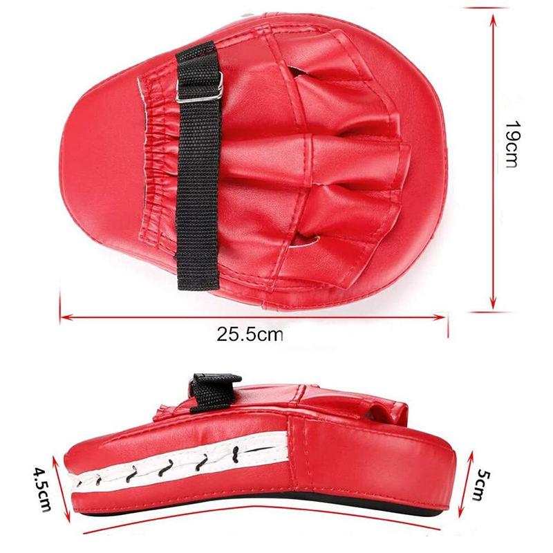 Almofada de boxe curva para foco