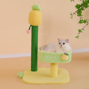 deluxe cat climbing frame with sisal scratch post, view 7 - MRSLM