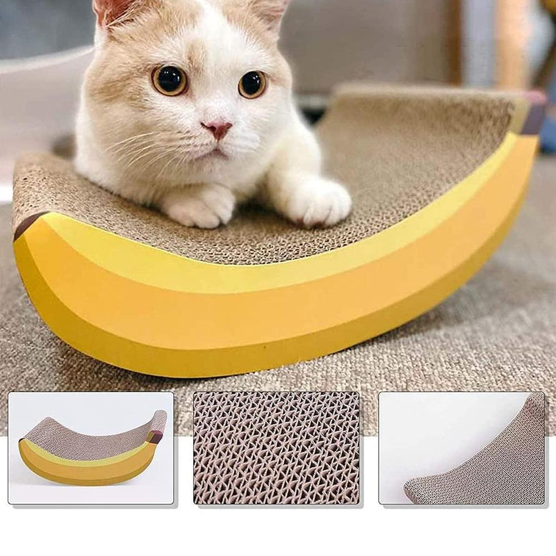 banana cat scratching board, view 8 - MRSLM