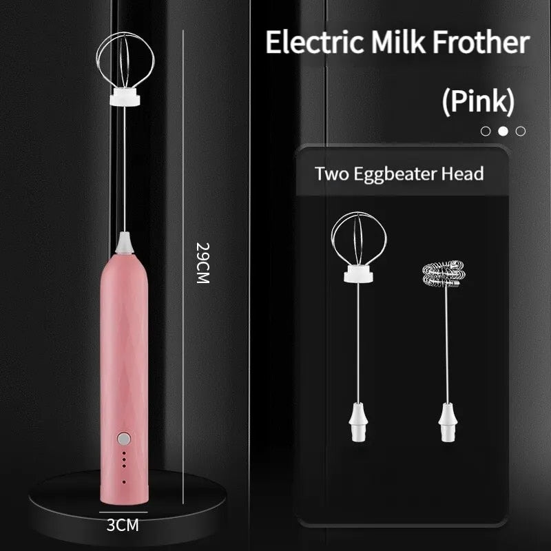USB rechargeable mixer and milk frother, view 6 - MRSLM