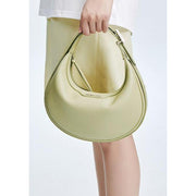 crescent leather crossbody bag, view 13 - MRSLM