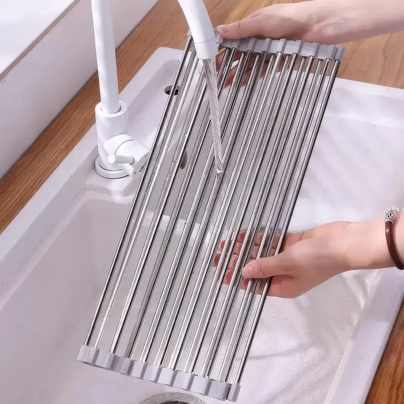 stainless steel sink draining rack, view 9 - MRSLM