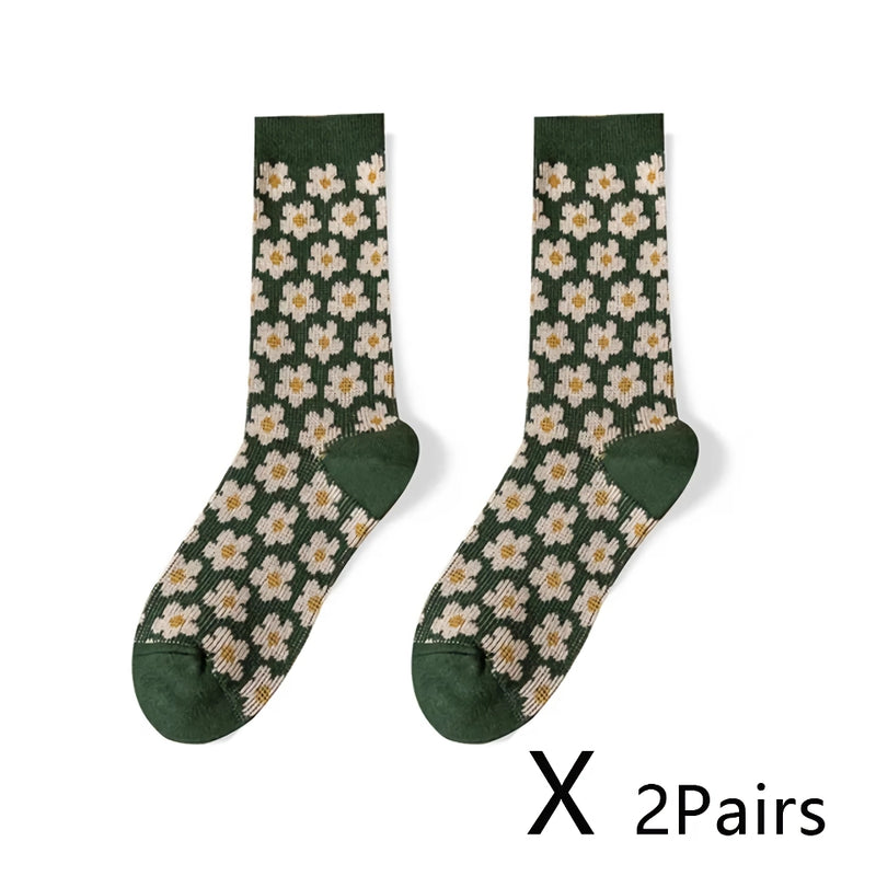 Lange Herbstsocken