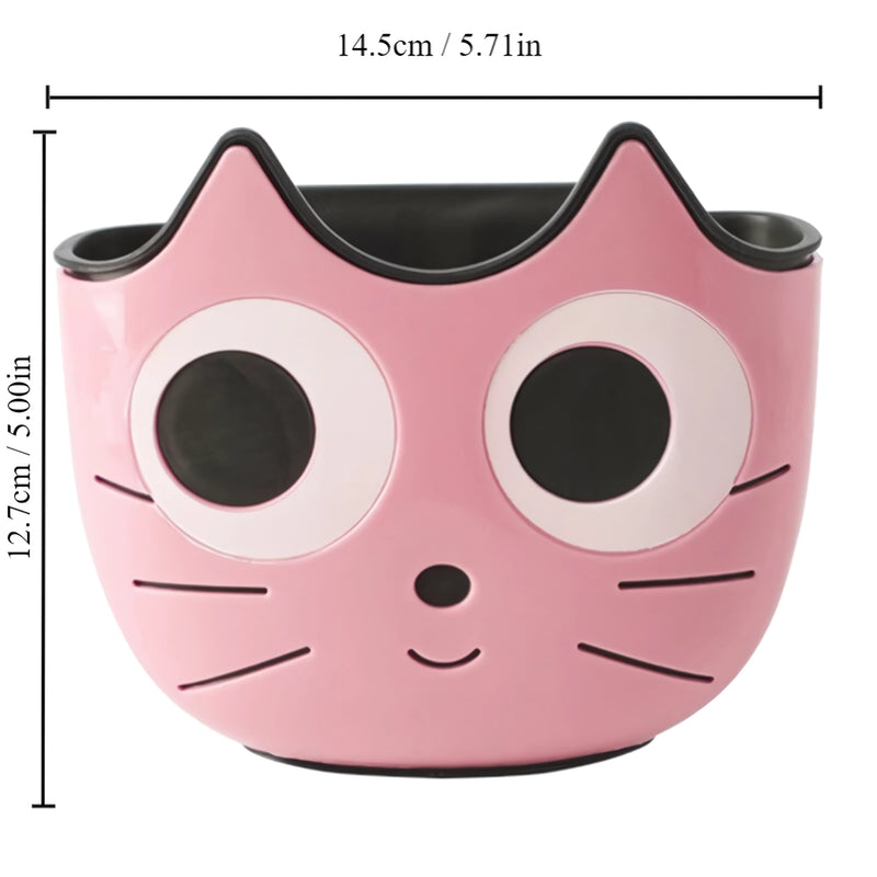 cartoon cat sink drainage bag, view 2 - MRSLM