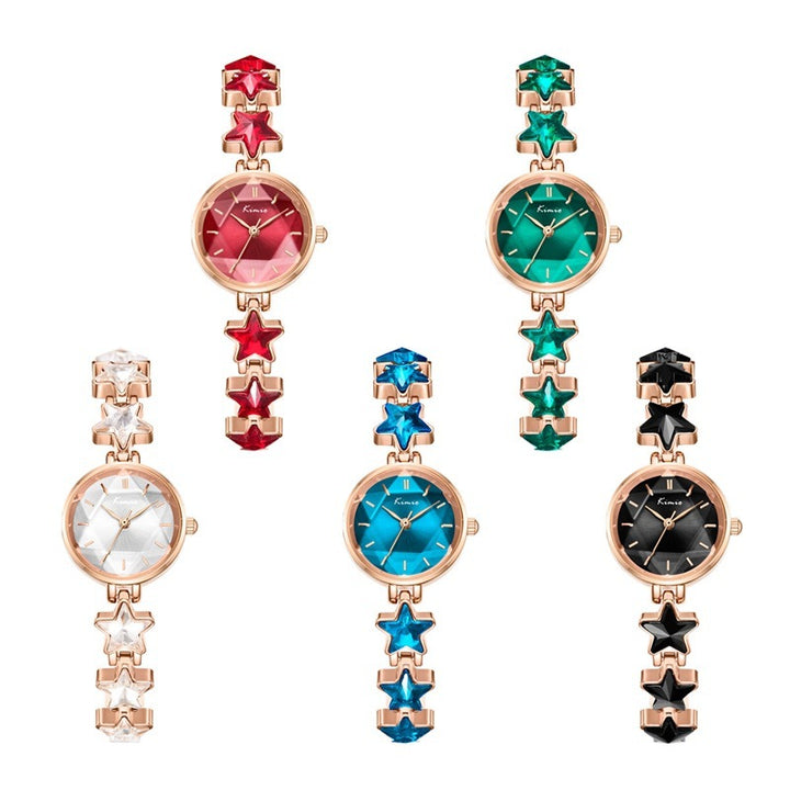Bracelet Watch Ladies Stretch Buckle Light Luxury Rose Gold Quartz
