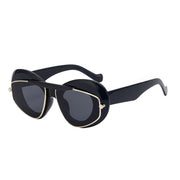 Geometric double frame sunglasses, view 2 - MRSLM