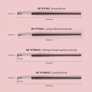 flat angle eyebrow brush set, view 7 - MRSLM
