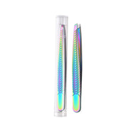 rainbow stainless steel eyebrow tweezers, view 8 - MRSLM