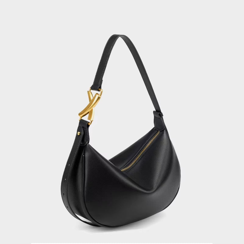 soft leather dumpling crossbody bag, view 10 - MRSLM