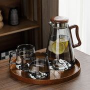 heat-resistant glass cup set with kettle - MRSLM