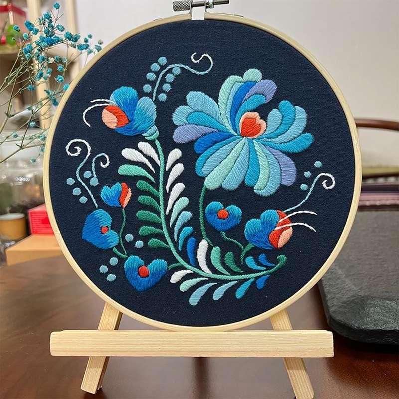 DIY floral embroidery kit - MRSLM