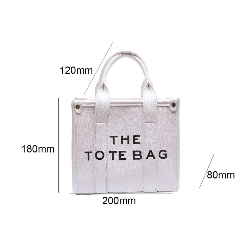 women's PU leather tote bag, view 4 - MRSLM