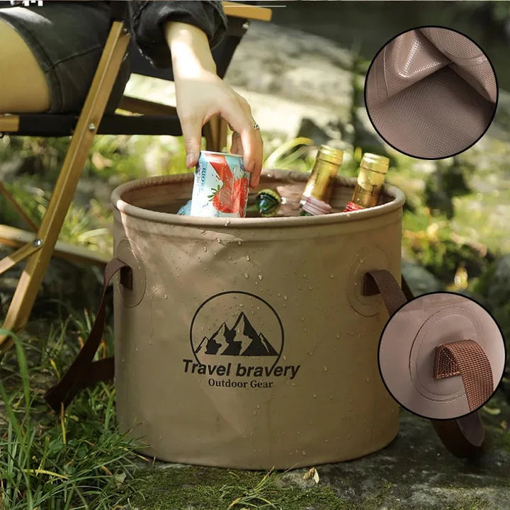 Portable Folding Bucket for Outdoor Activities