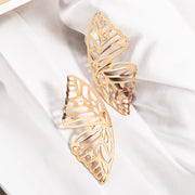 angel wing butterfly stud earrings for women, view 10 - MRSLM