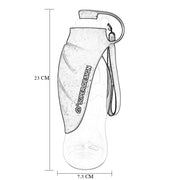 portable pet water bottle, view 10 - MRSLM