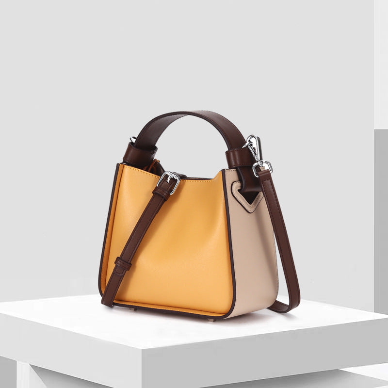 Microfiber synthetic leather shoulder tote bag, view 7 - MRSLM