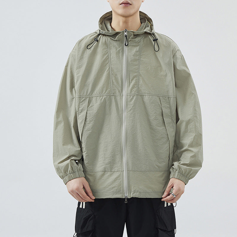 men's lightweight nylon jacket, view 2 - MRSLM