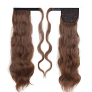 blonde wavy clip-in ponytail extension, view 13 - MRSLM