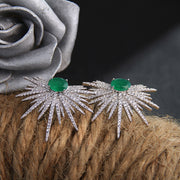 star heart zircon earrings - MRSLM