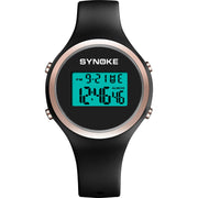 women's waterproof digital sports watch, view 3 - MRSLM